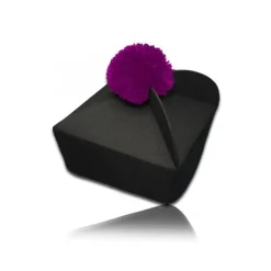 Best Articles Religieux JP Barrette noir avec pompon coloré 3 cornes -