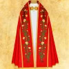 Online Articles Religieux JP Chape liturgique avec motif Jésus Christ