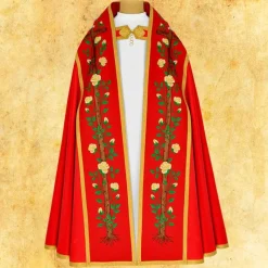 Online Articles Religieux JP Chape liturgique avec motif Jésus Christ