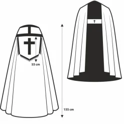 Best Articles Religieux JP Chape liturgique avec motif Mariale