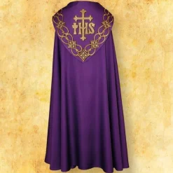 Hot Articles Religieux JP chape liturgique brodée JHS
