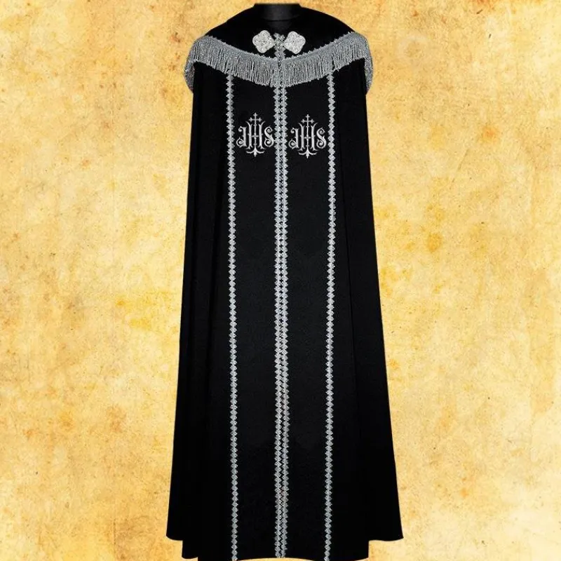 Cheap Articles Religieux JP Chape liturgique noir