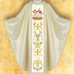 Shop Articles Religieux JP Chasuble avec motif Agneau de Dieu