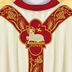Best Articles Religieux JP chasuble avec motif Agneau Dieu