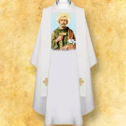 Shop Articles Religieux JP chasuble avec motif saint joseph