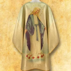 Store Articles Religieux JP Chasuble avec photo Madone Miraculeuse