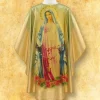 Cheap Articles Religieux JP Chasuble avec photo Notre Dame du Rosaire
