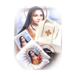 New Articles Religieux JP Chasuble avec photo Sainte Thérèse -