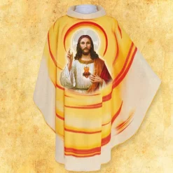 Hot Articles Religieux JP chasuble avec visage Jésus