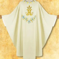 Cheap Articles Religieux JP chasuble brodée avec motif mariale