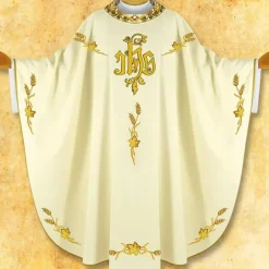 Discount Articles Religieux JP chasuble brodée avec riche broderie