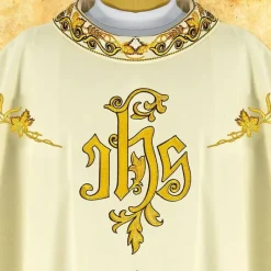 Discount Articles Religieux JP chasuble brodée avec riche broderie