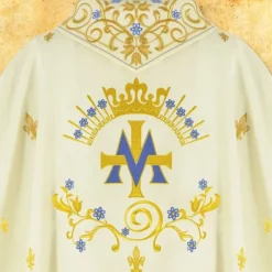 Store Articles Religieux JP Chasuble brodée Mariale très jolie