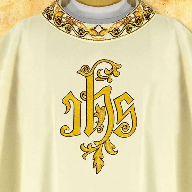 Outlet Articles Religieux JP Chasuble brodée Parocco