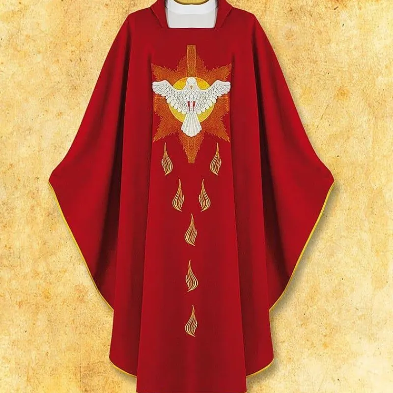 Fashion Articles Religieux JP Chasuble brodée saint esprit