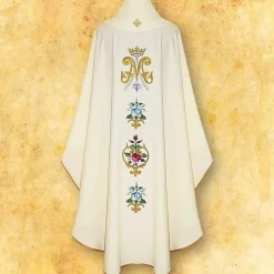 Clearance Articles Religieux JP Chasuble catholique avec motif Santa Madonna
