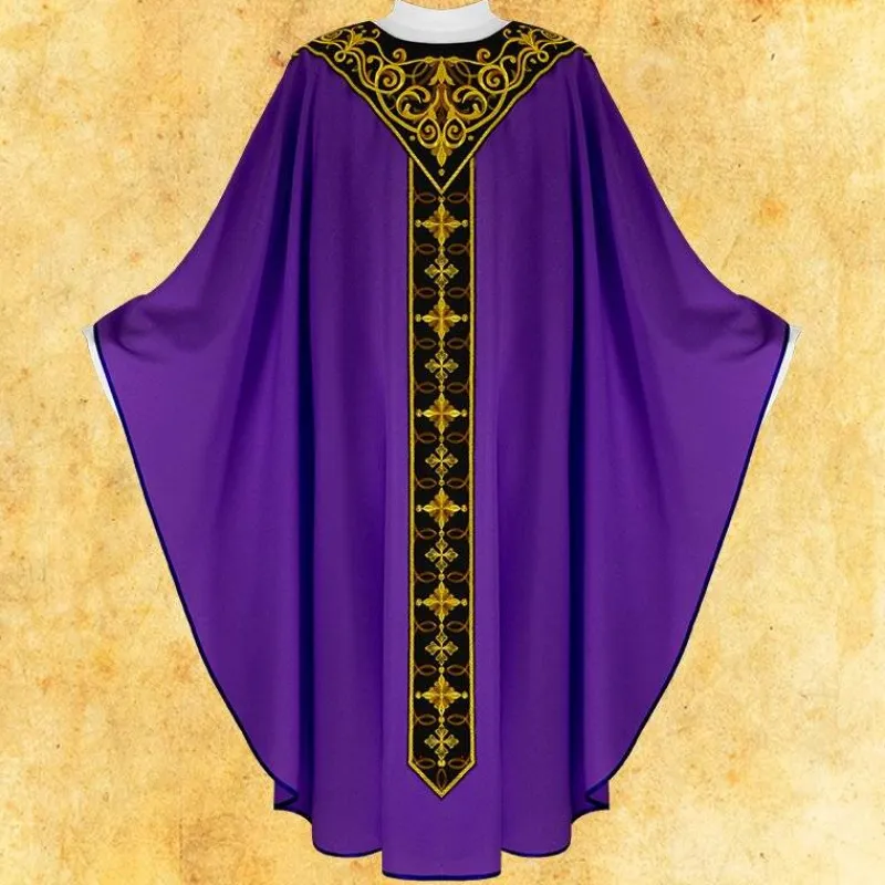 Flash Sale Articles Religieux JP chasuble hommage violet