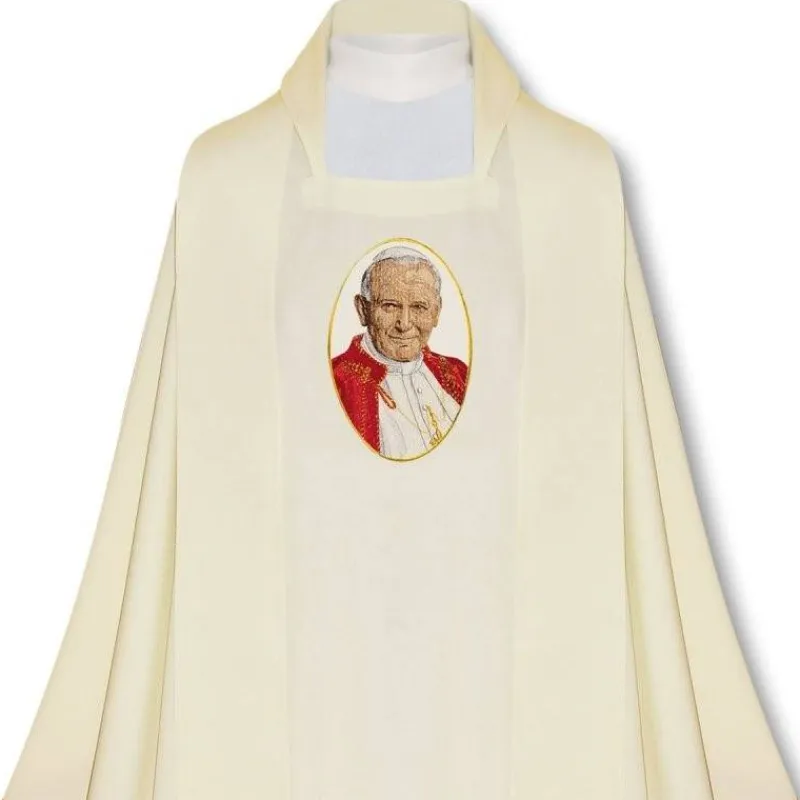 Cheap Articles Religieux JP Chasuble Jean Paul II pour messe