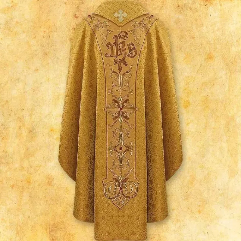 Sale Articles Religieux JP chasuble liturgique avec jesus ressuscite
