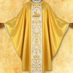 Clearance Articles Religieux JP Chasuble liturgique avec motif Agneau Dieu