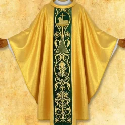 Clearance Articles Religieux JP Chasuble liturgique avec motif Agneau Dieu