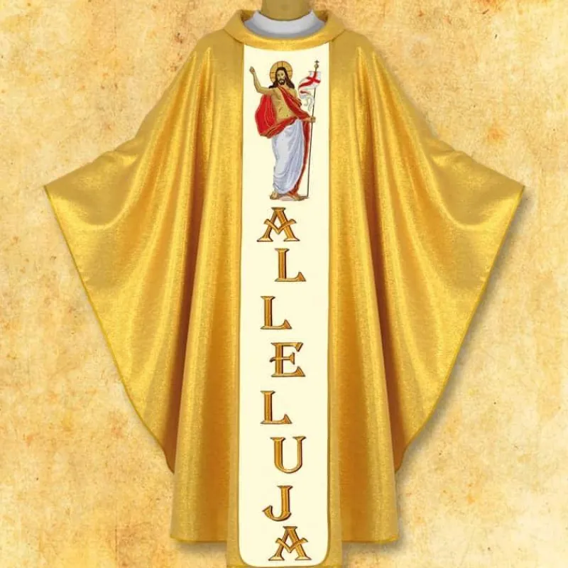 Cheap Articles Religieux JP chasuble liturgique avec motif Jésus