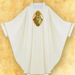 Cheap Articles Religieux JP chasuble liturgique avec motif saint joseph