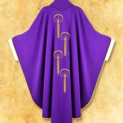 Cheap Articles Religieux JP Chasuble liturgique avent