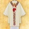 Best Sale Articles Religieux JP Chasuble liturgique brodée avec motif Jesus Christ