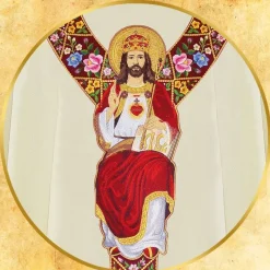 Best Sale Articles Religieux JP Chasuble liturgique brodée avec motif Jesus Christ