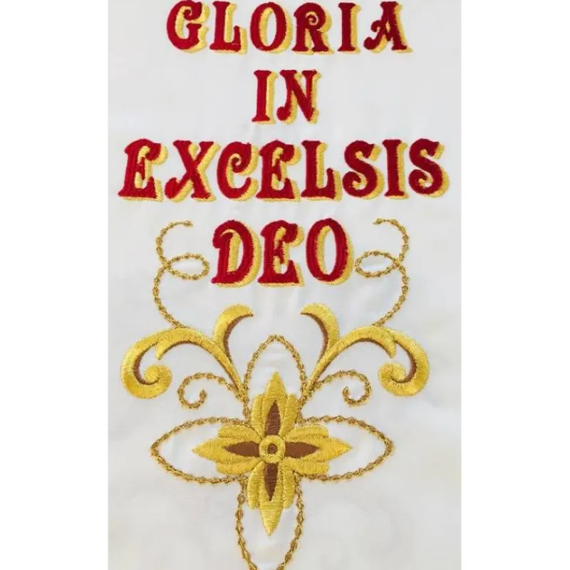 Hot Articles Religieux JP chasuble liturgique gloria in excelsis deo