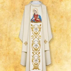 Cheap Articles Religieux JP chasuble liturgique Mariale