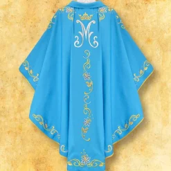 Store Articles Religieux JP Chasuble liturgique mariale brodée