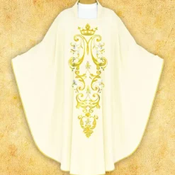 Best Articles Religieux JP Chasuble liturgique motif Mariale