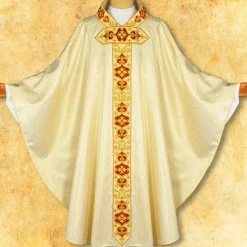 Online Articles Religieux JP chasuble liturgique pour messe avec motif Pâques