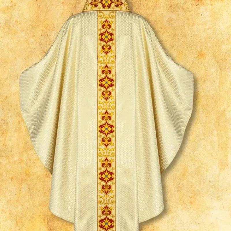 Online Articles Religieux JP chasuble liturgique pour messe avec motif Pâques