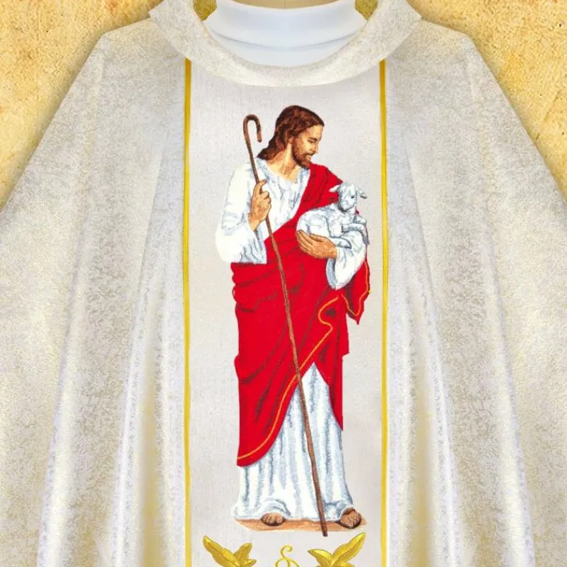Store Articles Religieux JP Chasuble liturgique pour messe Christ-Roi
