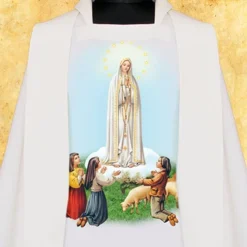 Discount Articles Religieux JP chasuble liturgique pour messe mariale