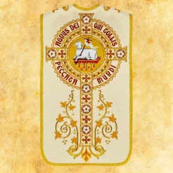 Cheap Articles Religieux JP chasuble liturgique romaine avec motif Agneau Dieu