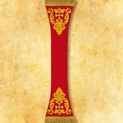 Cheap Articles Religieux JP Chasuble liturgique rouge romaine