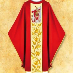 New Articles Religieux JP Chasuble liturgique Saint Florian