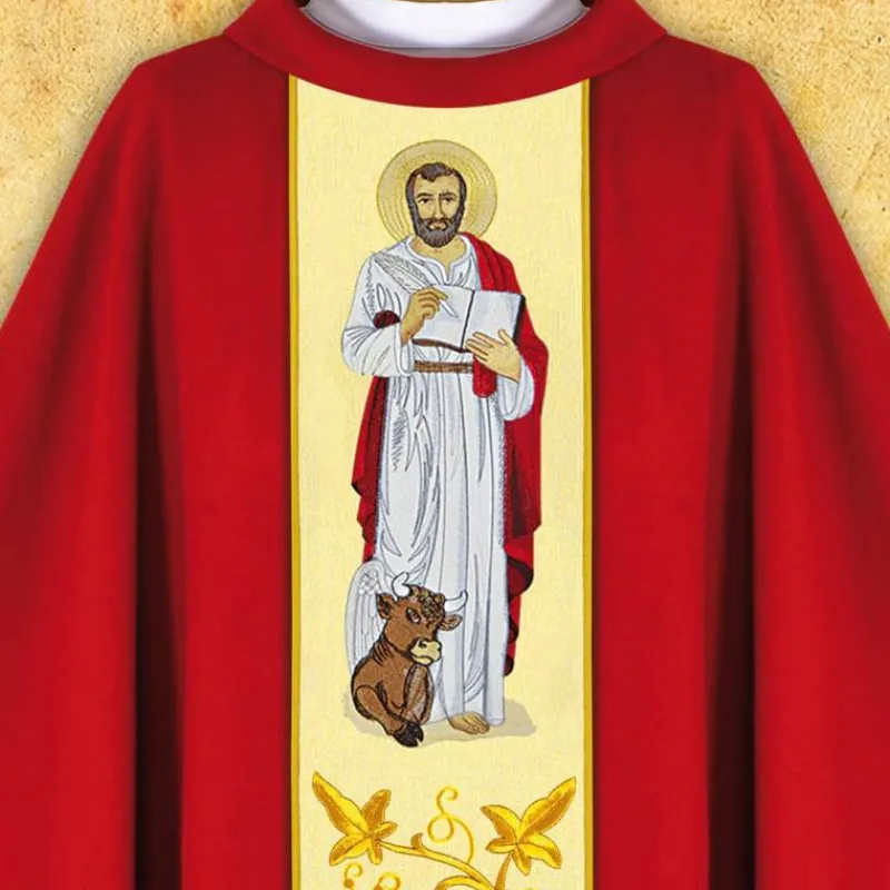 Flash Sale Articles Religieux JP Chasuble liturgique saint Luc apôtre