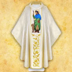 Hot Articles Religieux JP chasuble liturgique Saint Roch