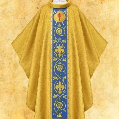 Clearance Articles Religieux JP chasuble liturgique style romaine motif Saint Jacques