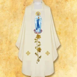 Best Sale Articles Religieux JP Chasuble mariale Massabielle