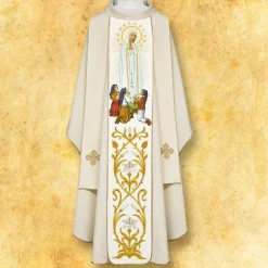 Hot Articles Religieux JP Chasuble Notr Dame de Fatima