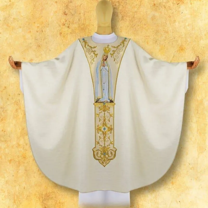 Clearance Articles Religieux JP Chasuble Notre Dame de Fatima