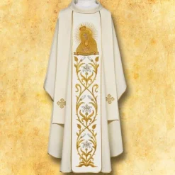 Online Articles Religieux JP Chasuble Notre dame de la Porte de L'Aurore