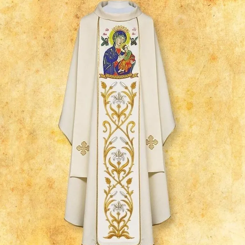 Discount Articles Religieux JP Chasuble Notre Dame du Perpétuel Secours