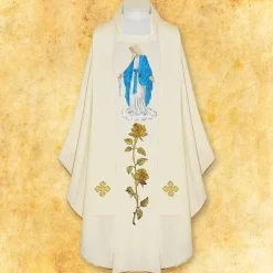 Cheap Articles Religieux JP Chasuble Notre Dame du ROSAIRE